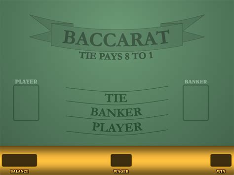 Baccarat - Games - Wizard of Vegas