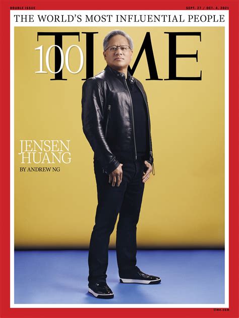 NVIDIA CEO Jensen Huang one of Time's 100 most influential people 2021