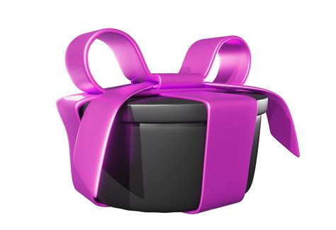 Free caja negra de regalo 3d realista y lazo rosa. separar. 11016529 PNG with Transparent Background