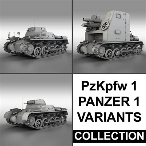 Panzerkampfwagen 1 Panzer 1 - Collection - 3D Model by panaristi