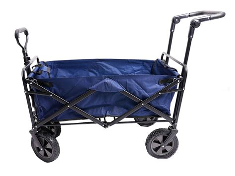 Push and Tow Folding Wagon - Blue — Home & Garden Extras