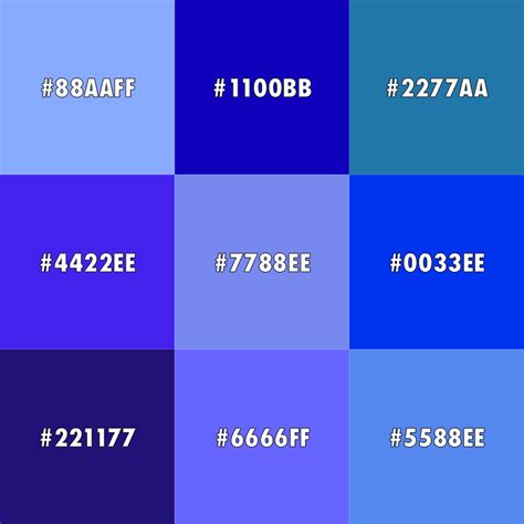 Kode Warna Biru Cmyk Color Palette - IMAGESEE