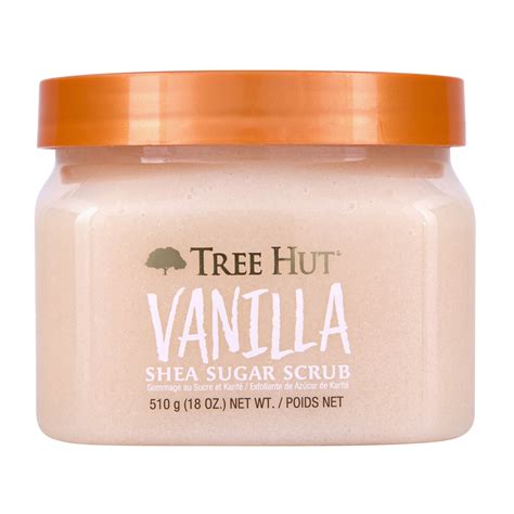 Tree Hut Body Scrub, Shea Sugar Hydrating Exfoliator for Softer, Smoother Skin, Vanilla, 18 oz ...