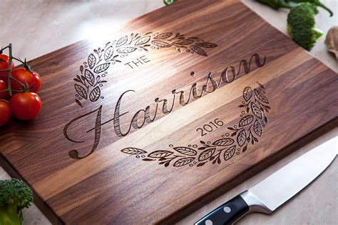 Personalized Cutting Board Wedding Gift for the Couple | Etsy