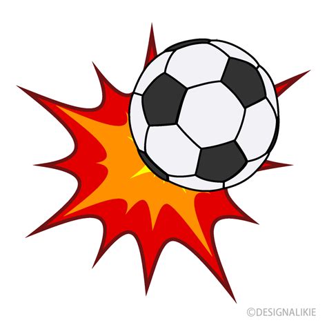 Hit Soccer Ball Clip Art Free PNG Image｜Illustoon