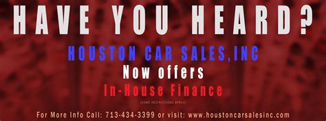 HOME - HOUSTON CAR SALES INC