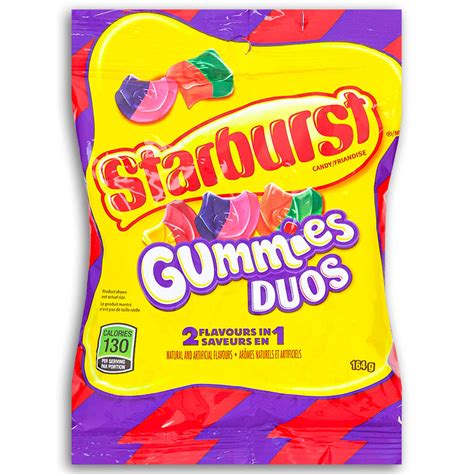 Starburst Gummies Duos -164.4g | Candy Funhouse