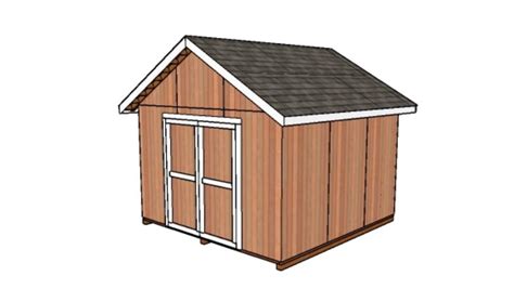 12x12 Shed Plans | HowToSpecialist - How to Build, Step by Step DIY Plans