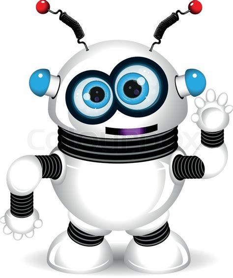 Funny robot | Stock Vector | Colourbox