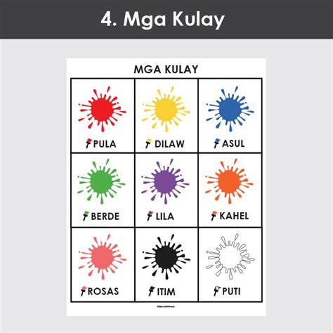 Colors Filipino Flashcards In 2023 Flashcards, Color, 45% OFF