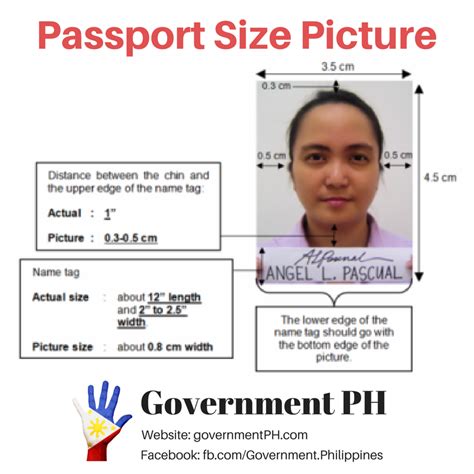 Government PH - Specifications: -Passport size (4.5 cm x...