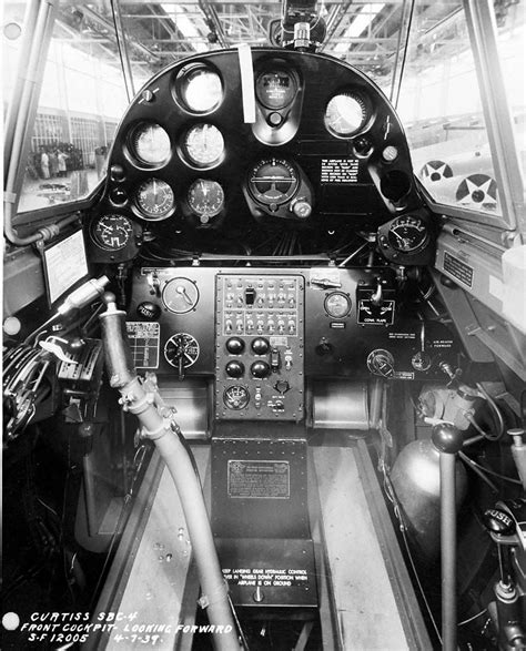 Curtiss SBC-4 Helldiver cockpit : r/cockpits