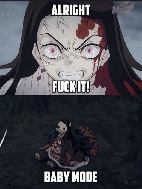 Ain’t gonna lie, going baby mode rn | Nezuko | Know Your Meme