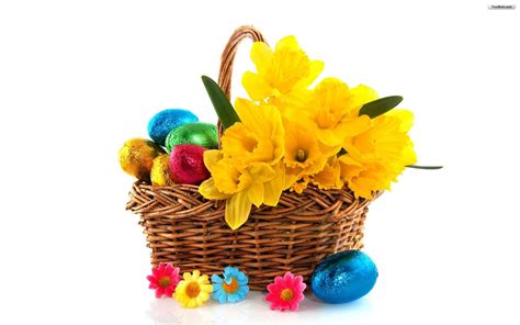 Easter Basket Background Wallpaper 12132 - Baltana