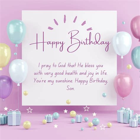 95+ Christian Birthday Wishes For Son : Quotes, Messages, Card, Status And Images - The Birthday ...