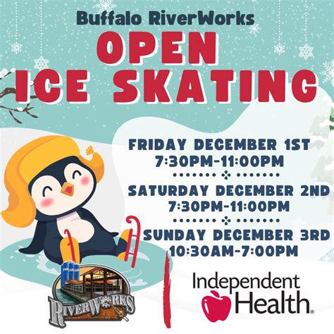 Open Ice Skating @ Buffalo Riverworks - All WNY