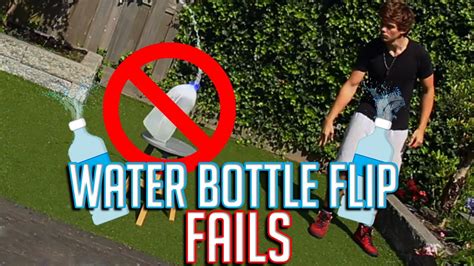 'EPIC Water Bottle Flip Challenge TRICKSHOTS' FAILS! - YouTube