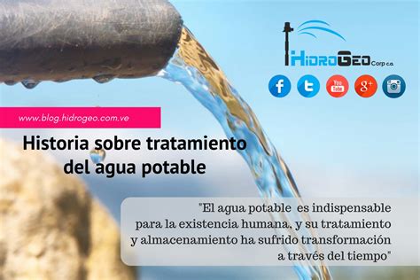 Historia sobre el tratamiento del agua potable | Estudios de Aguas Hidrogeocorp