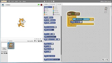 01 Scratch 2.0 - Move sprite - YouTube