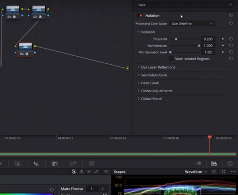 Film Halation Emulation In Davinci Resolve (3 Ways)+Free Powergrade ...