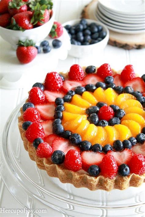 White Chocolate Fruit Tart - Her Cup of Joy | Recipe | Fruit tart ...