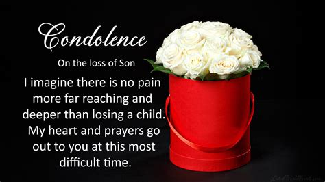 Sympathy quotes for loss of son & Words of comfort for loss of child