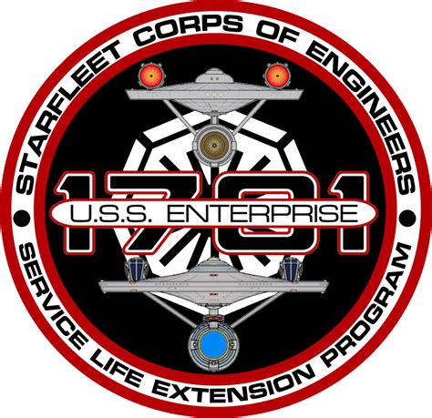 USS Enterprise Refit S.L.E.P. Insignia | Star trek starships, Star trek images, Star trek art