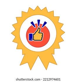 Recognition Award Color Icon Vector Illustration Stock Vector (Royalty ...