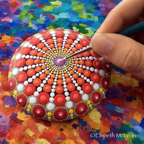 40 DIY Mandala Stone Patterns To Copy - Bored Art