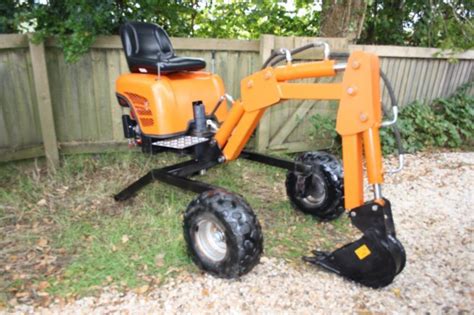 Powerfab mini excavator PLANS for towable digger backhoe 360 degree slew for $100.00 | Welding ...