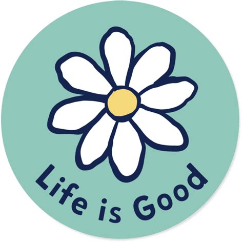 Shop Daisy Circle Sticker's at the official Life is Good® store. Get free shipping on orders ...