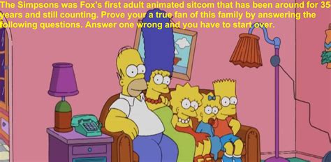 The Simpsons Trivia Game by Benmiester