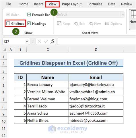 Why Do Gridlines Disappear in Excel? (5 Reasons with Solutions)