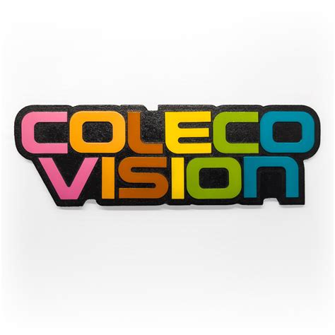 Large Engraved Colecovision Logo Video Game Wall Art Collectable Sign | eBay