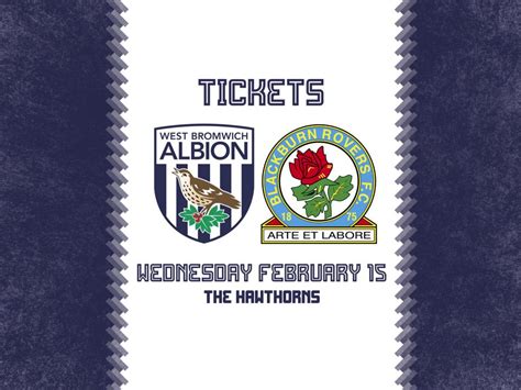 Blackburn Rovers on general sale | West Bromwich Albion