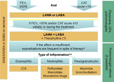 Copd Guidelines Algorithm Chart