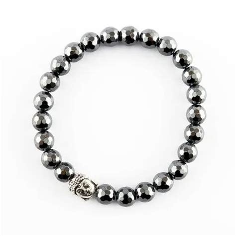 Aatm Hematite Faceted Bracelet, Size: Diameter: 2.3 Inch at Rs 750 ...