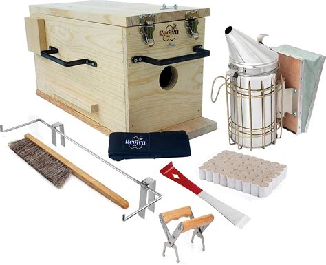 Amazon.com : REGIVA Beekeeper Tools Box - 7pcs Beekeeping Supplies ...