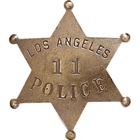 Los Angeles Police Badge - OH3133 - Medieval Collectibles