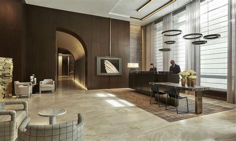 Four Seasons Hotel New York Downtown, New York, USA | Hotel lobby design, Hotel interior design ...