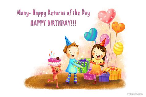 50 Beautiful Happy Birthday Greetings card design examples