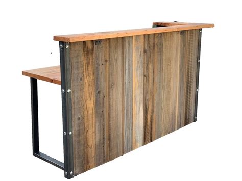 Reclaimed Wood Reception Desk - Etsy | Wood reception desk, Reception desk, Industrial reception ...