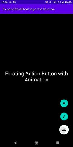 Android Floating Action Button Animation - Expandable Fab Menu Example