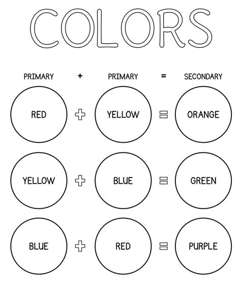 the color scheme for different colors is shown in black and white, which includes red, blue