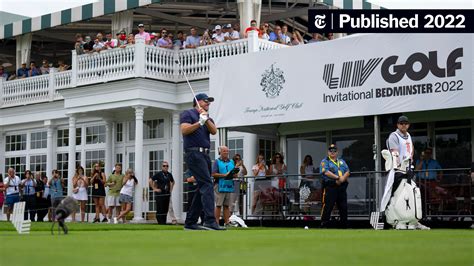 At a LIV Golf Event, Thin Crowds and a Tense Start - The New York Times