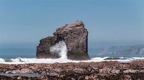 Thurlestone Rock gets filled in! - a photo on Flickriver