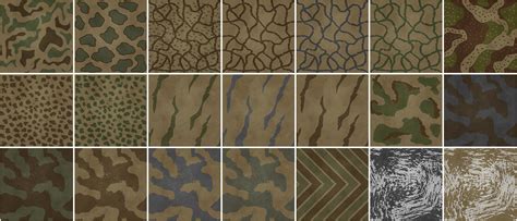 German Panzer Camouflage Patterns