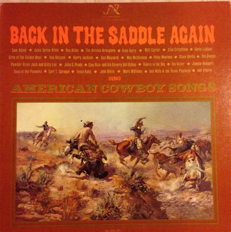 Back In The Saddle Again (Vinyl, LP, Compilation) | Discogs