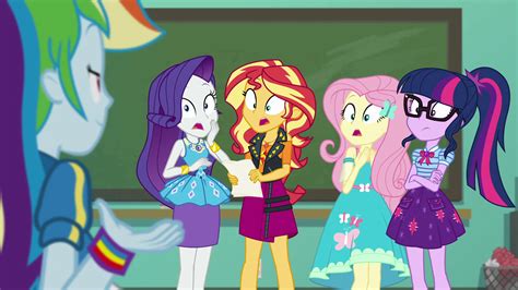 Image - Rainbow Dash's friends gasping at her EGFF.png | My Little Pony Equestria Girls Wiki ...