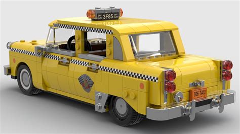 [MOC] LEGO New York Checker Taxi - Bouwsteentjes.info